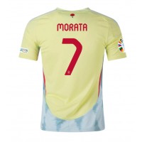 Maglia Calcio Spagna Alvaro Morata #7 Seconda Divisa Europei 2024 Manica Corta